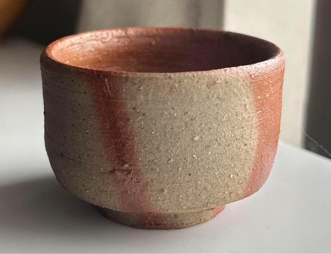 お値下げ！備前焼　天神窯　日幡光顕　優秀技能者 備前焼日幡光顕人天神窯花瓶花入陶器伝統工芸 お値下げ！備前焼